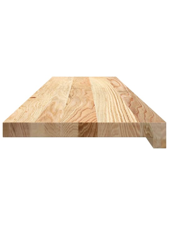 ikkunalaudat 2 kpl Käsittelemätön 100x30x2 cm massiivipuutammea