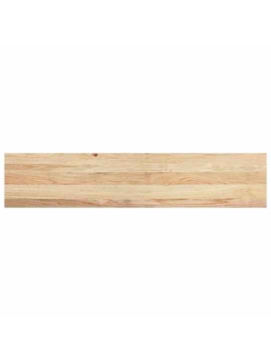ikkunalaudat 2 kpl Käsittelemätön 120x30x2 cm massiivipuutammea