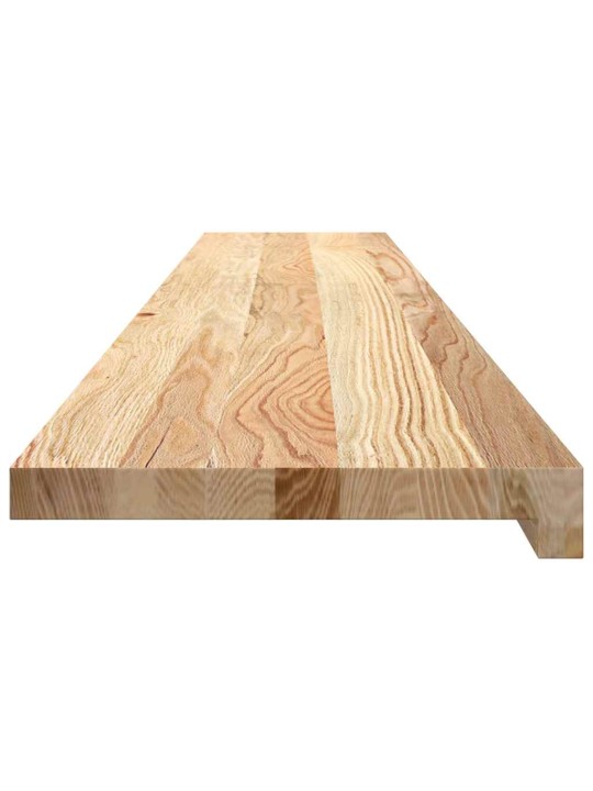 ikkunalaudat 2 kpl Käsittelemätön 140x30x2 cm massiivipuutammea
