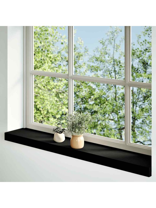 Ikkunalaudat 2 kpl tummanruskea 70x15x2 cm massiivipuutammea