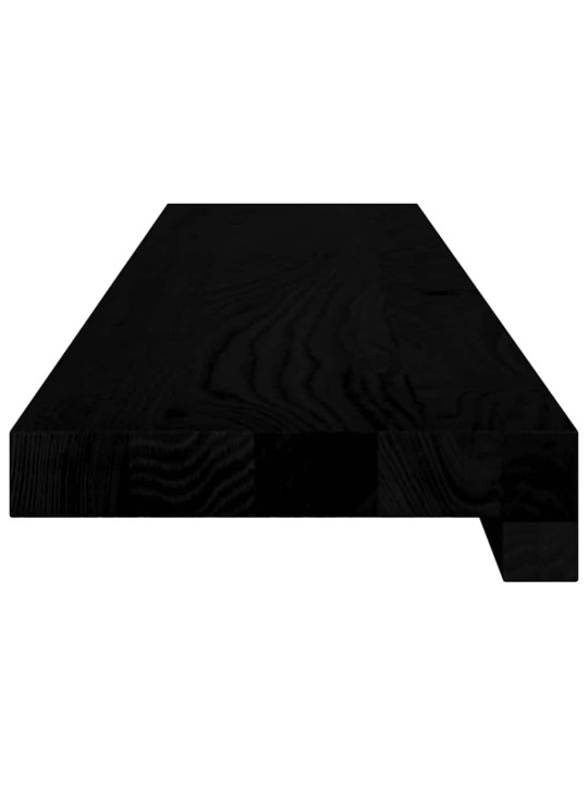 Ikkunalaudat 2 kpl tummanruskea 90x15x2 cm massiivipuutammea