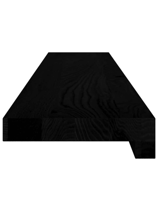 ikkunalaudat 2 kpl tummanruskea 100x15x2 cm massiivipuutammea