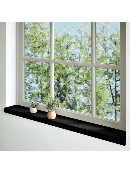 ikkunalaudat 2 kpl tummanruskea 110x15x2 cm massiivipuutammea