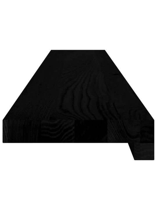 ikkunalaudat 2 kpl tummanruskea 110x15x2 cm massiivipuutammea