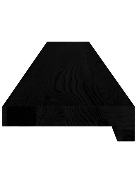 ikkunalaudat 2 kpl tummanruskea 120x15x2 cm massiivipuutammea
