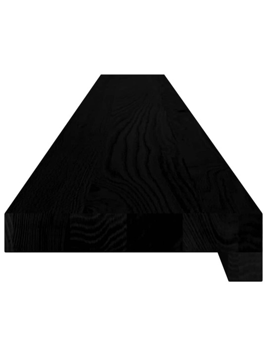Ikkunalaudat 2 kpl tummanruskea 140x15x2 cm massiivipuutammea