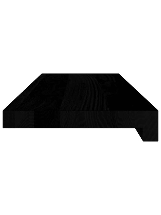 Ikkunalaudat 2 kpl tummanruskea 70x20x2 cm massiivipuutammea