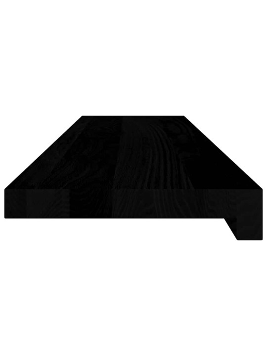 Ikkunalaudat 2 kpl tummanruskea 90x20x2 cm massiivipuutammea