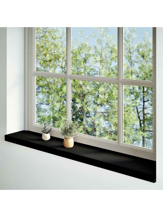 ikkunalaudat 2 kpl tummanruskea 110x20x2 cm massiivipuutammea