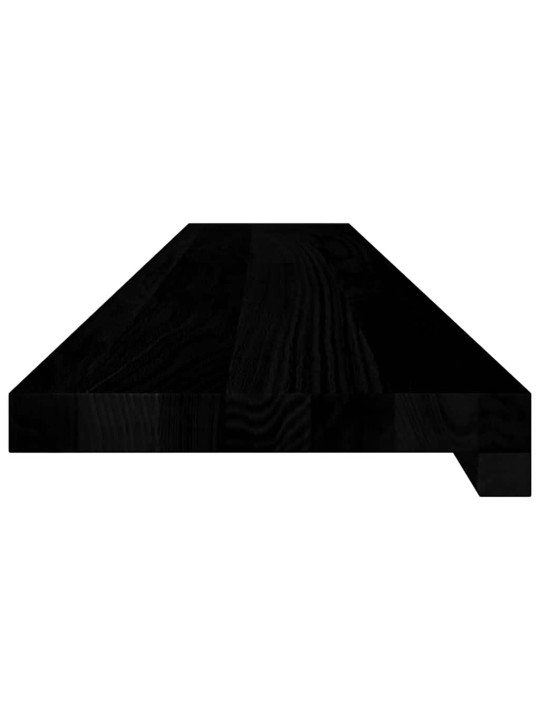 ikkunalaudat 2 kpl tummanruskea 110x20x2 cm massiivipuutammea