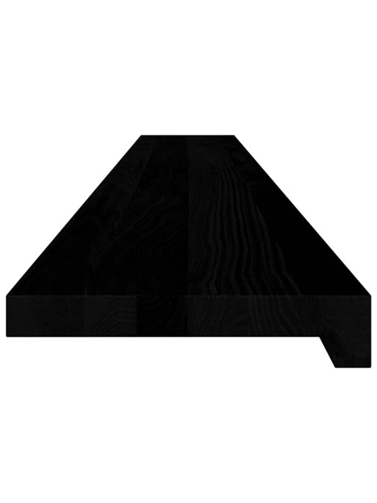 Ikkunalaudat 2 kpl tummanruskea 140x20x2 cm massiivipuutammea