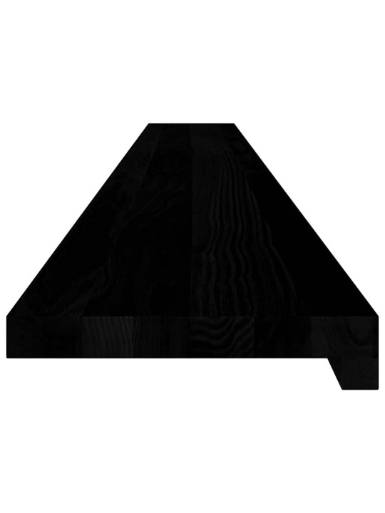 Ikkunalaudat 2 kpl tummanruskea 160x20x2 cm massiivipuutammea