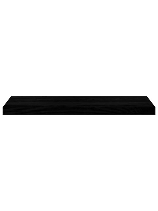 Ikkunalaudat 2 kpl tummanruskea 80x25x2 cm massiivipuutammea