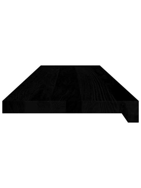 Ikkunalaudat 2 kpl tummanruskea 90x25x2 cm massiivipuutammea