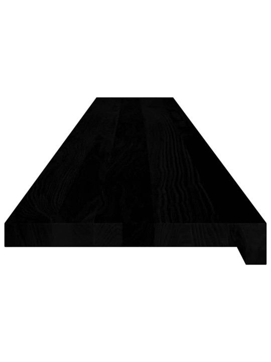 Ikkunalaudat 2 kpl tummanruskea 160x25x2 cm massiivipuutammea