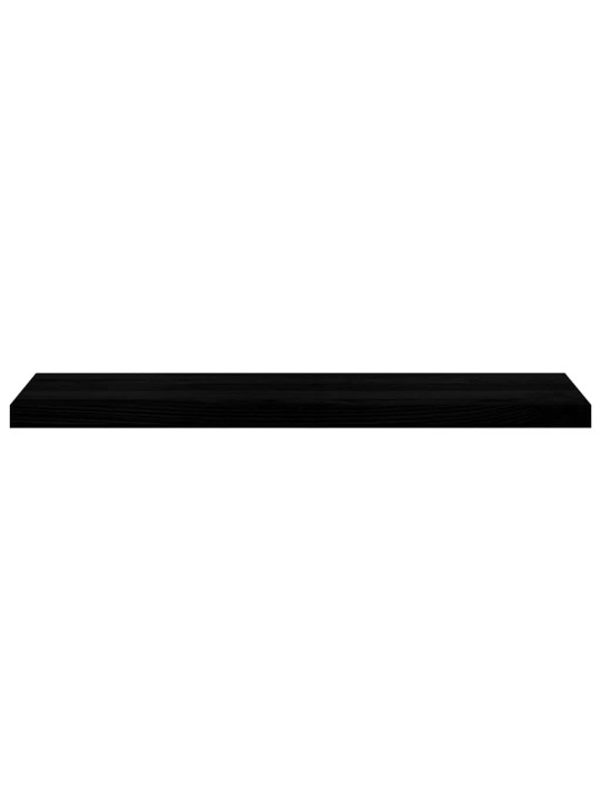 ikkunalaudat 2 kpl tummanruskea 100x30x2 cm massiivipuutammea