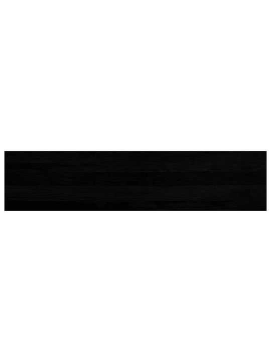 ikkunalaudat 2 kpl tummanruskea 110x30x2 cm massiivipuutammea