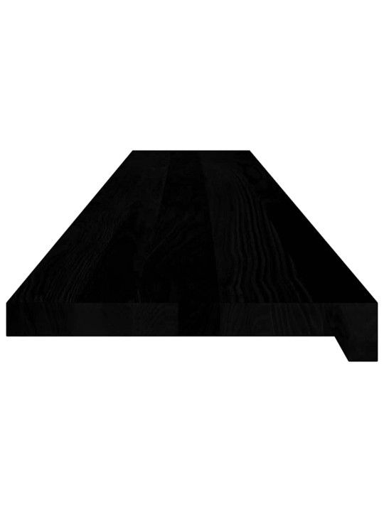 Ikkunalaudat 2 kpl tummanruskea 140x30x2 cm massiivipuutammea