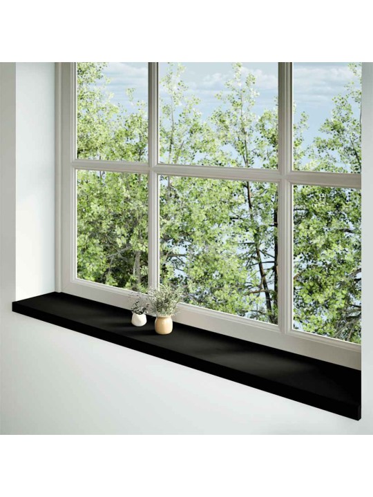 Ikkunalaudat 2 kpl tummanruskea 160x30x2 cm massiivipuutammea