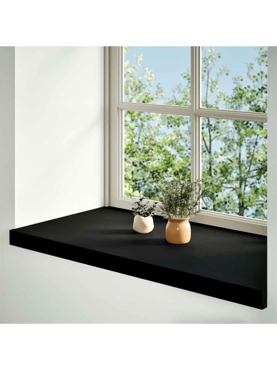 Ikkunalaudat 2 kpl tummanruskea 90x40x2 cm massiivipuutammea