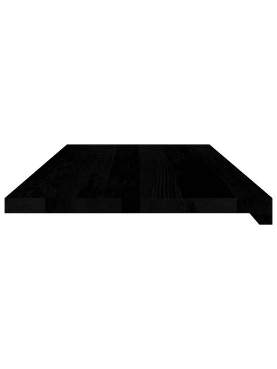Ikkunalaudat 2 kpl tummanruskea 90x40x2 cm massiivipuutammea
