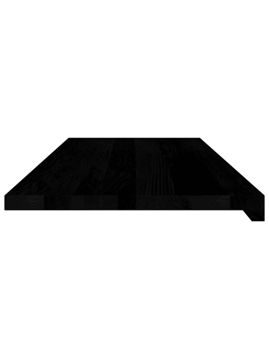ikkunalaudat 2 kpl tummanruskea 100x40x2 cm massiivipuutammea