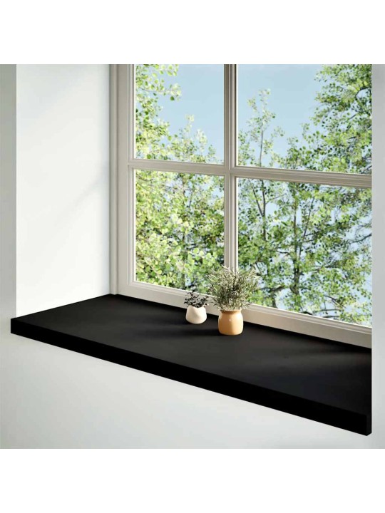 ikkunalaudat 2 kpl tummanruskea 110x40x2 cm massiivipuutammea