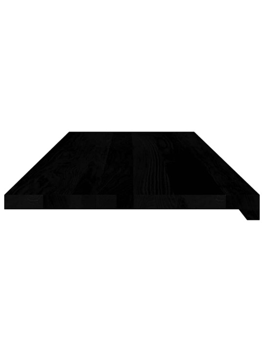 ikkunalaudat 2 kpl tummanruskea 110x40x2 cm massiivipuutammea