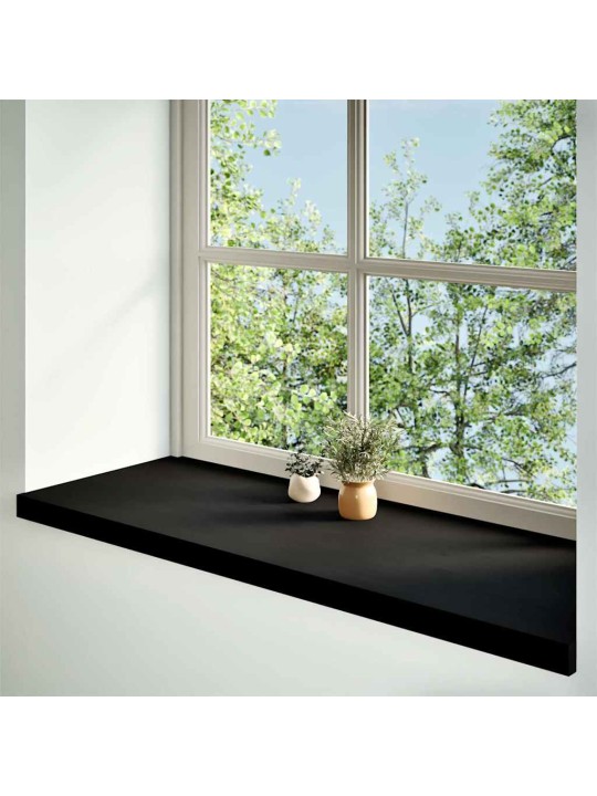 ikkunalaudat 2 kpl tummanruskea 120x40x2 cm massiivipuutammea