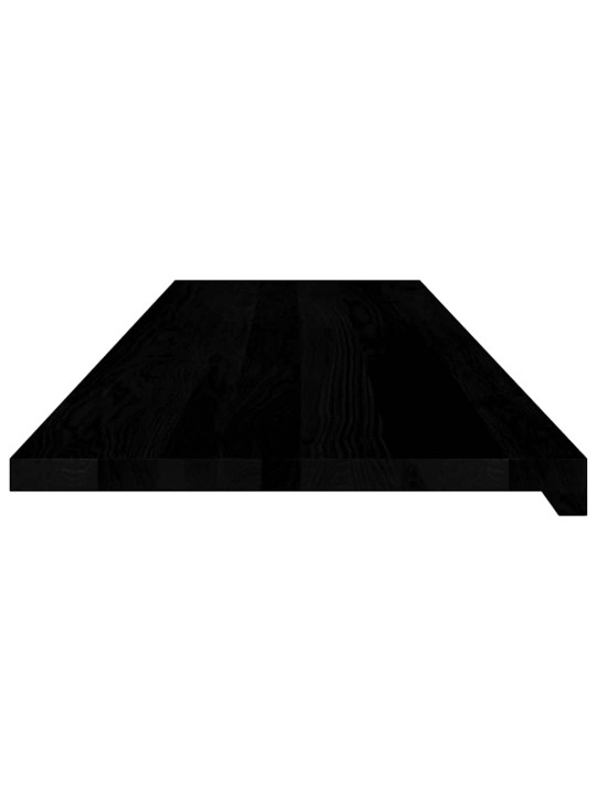 Ikkunalaudat 2 kpl tummanruskea 140x40x2 cm massiivipuutammea