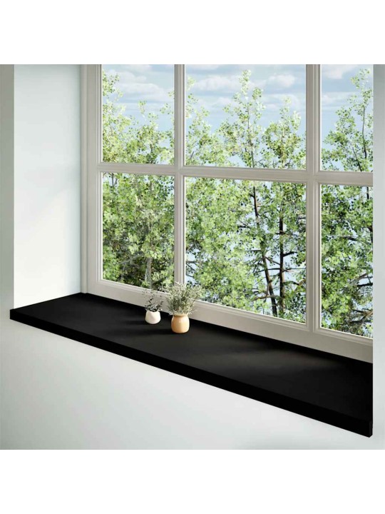 Ikkunalaudat 2 kpl tummanruskea 160x40x2 cm massiivipuutammea