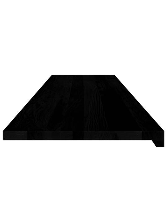 Ikkunalaudat 2 kpl tummanruskea 160x40x2 cm massiivipuutammea