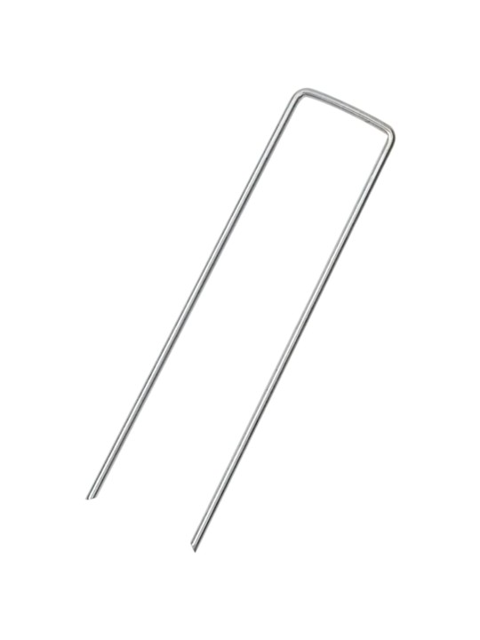 Maatapit u-muotoinen 25 pcs 15x3,5 cm galvanoitu teräs