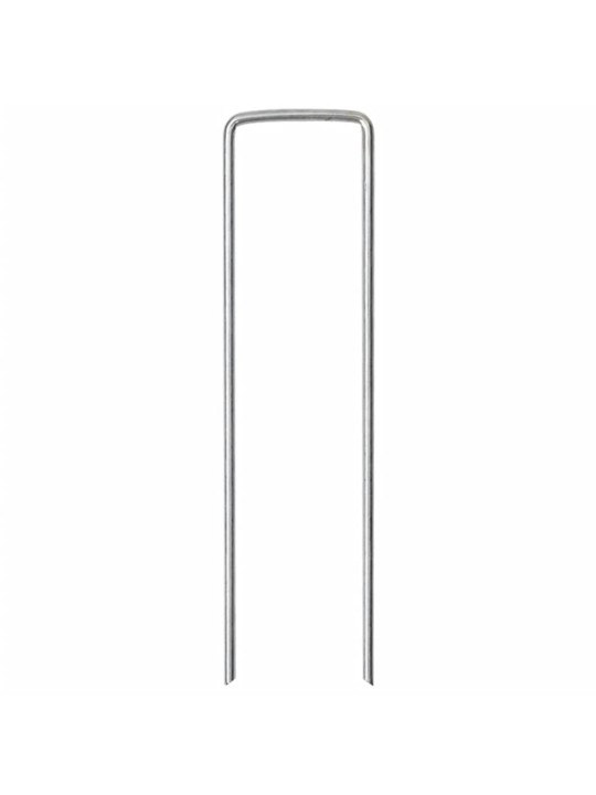 Maatapit u-muotoinen 50 pcs 15x3,5 cm galvanoitu teräs