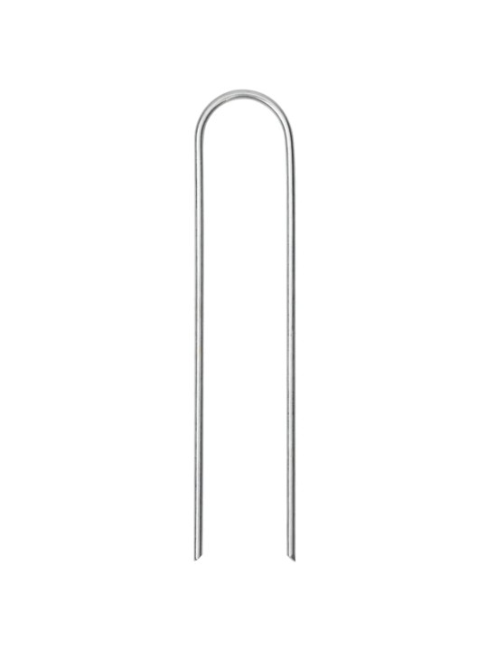 Maatapit u-muotoinen 25 pcs 15x3,5 cm galvanoitu teräs