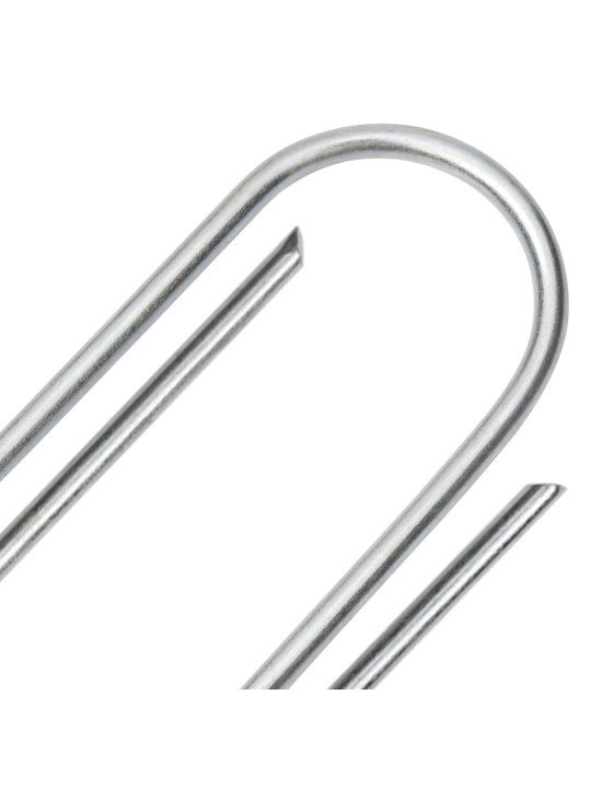 Maatapit u-muotoinen 25 pcs 15x3,5 cm galvanoitu teräs