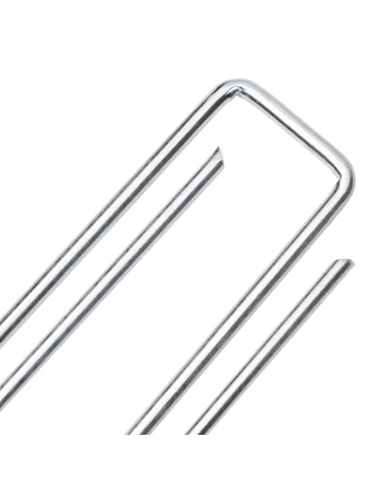 Maatapit u-muotoinen 50 pcs 20x3,5 cm galvanoitu teräs