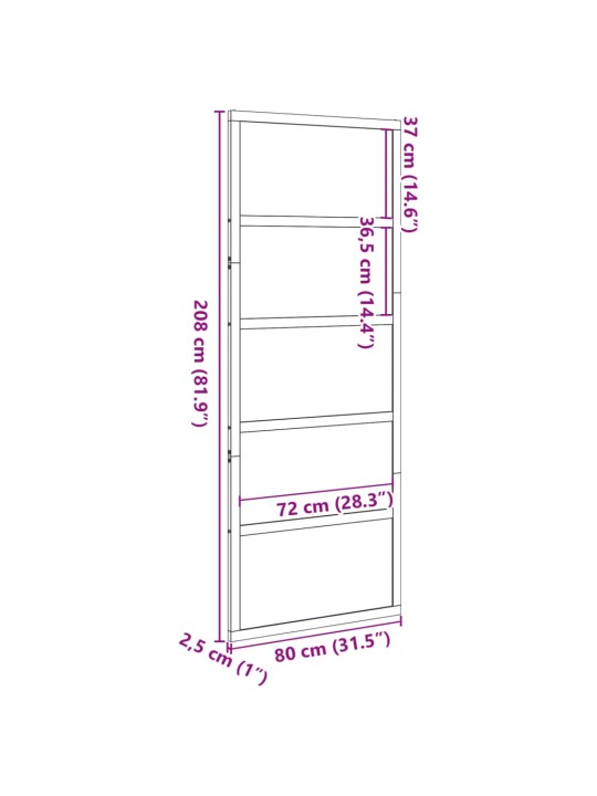 Lato-ovi 80x208 cm täysi mänty