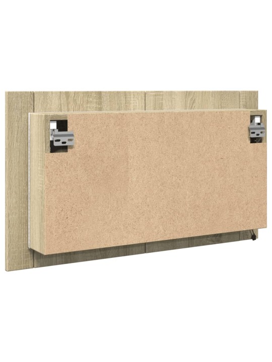 LED peilikaappi Sonoma-tammi 80x12x45 cm tekninen puu