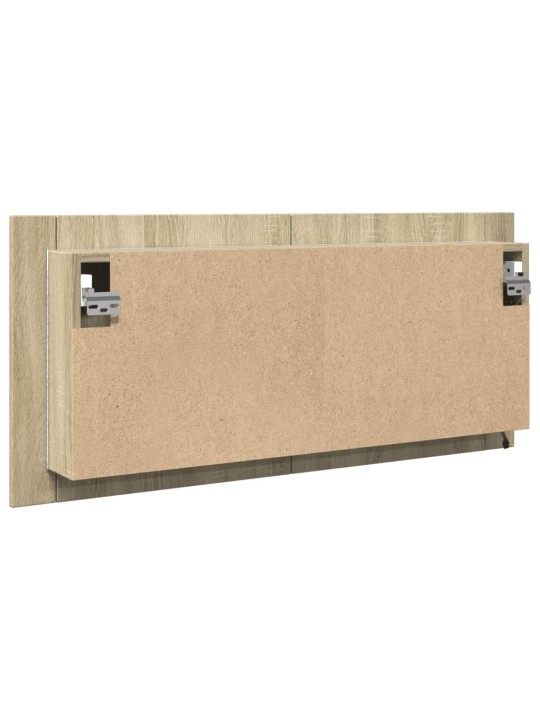 LED peilikaappi Sonoma-tammi 100x12x45 cm tekninen puu