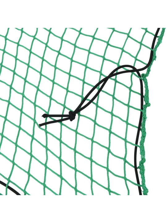 Peräkärryn verkko joustavalla köydellä vihreä 2,7x1,5 m PP