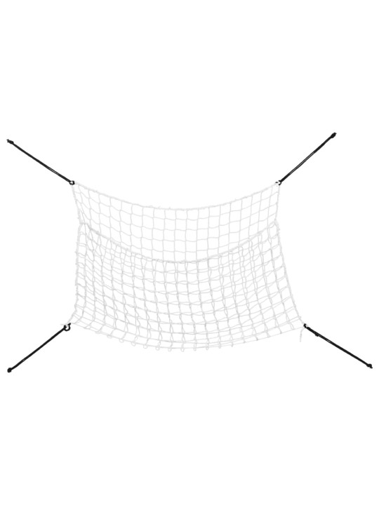 Heinäverkot 2 kpl suorakulmainen valkoinen 150x90 cm PP