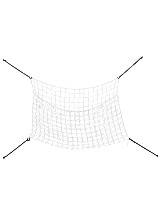 Heinäverkot 2 kpl suorakulmainen valkoinen 200x120 cm PP