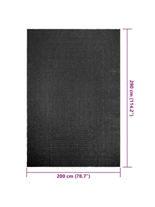 Matto zizur 200x290 cm juuttityyli sisä- ja ulkokäyttöön
