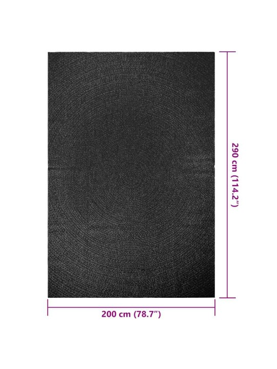 Matto zizur 200x290 cm juuttityyli sisä- ja ulkokäyttöön