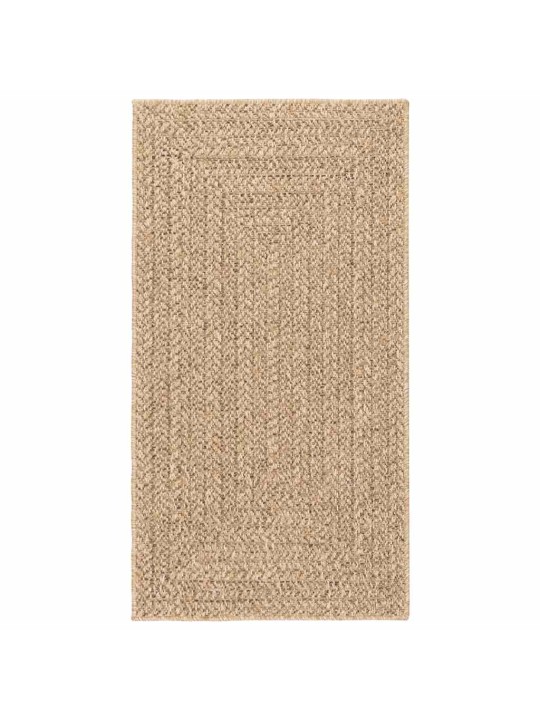 Matto zizur beige 80x150 cm juuttityyli sisä- ja ulkokäyttöön