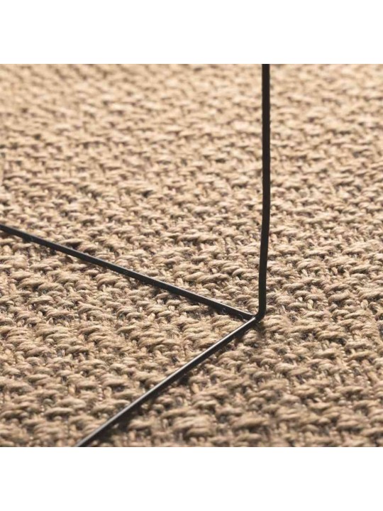 Matto zizur beige 80x150 cm juuttityyli sisä- ja ulkokäyttöön