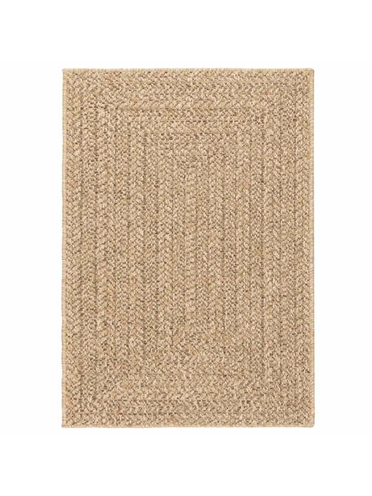 Matto zizur beige 120x170 cm juuttityyli sisä- ja ulkokäyttöön