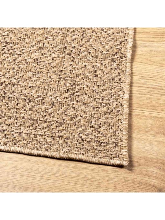 Matto zizur beige 120x170 cm juuttityyli sisä- ja ulkokäyttöön
