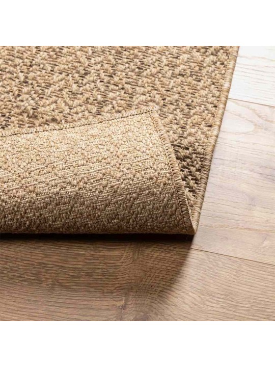 Matto zizur beige 140x200 cm juuttityyli sisä- ja ulkokäyttöön